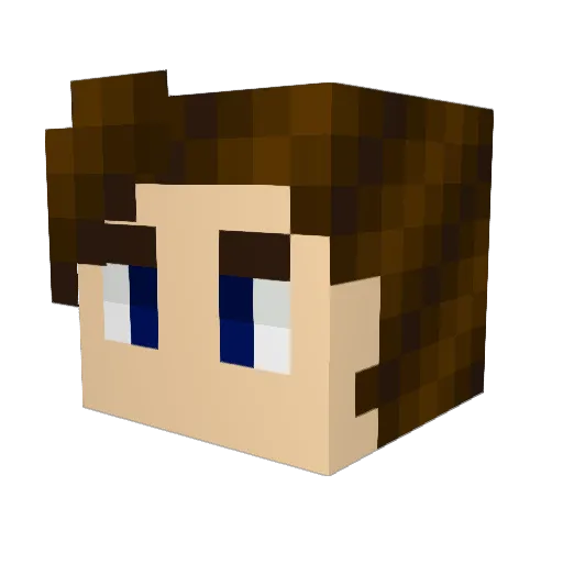 Colonel_Biscuits Minecraft avatar head, 3D render