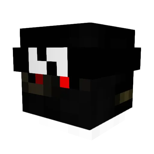 Colonel_Cube Minecraft avatar head, 3D render