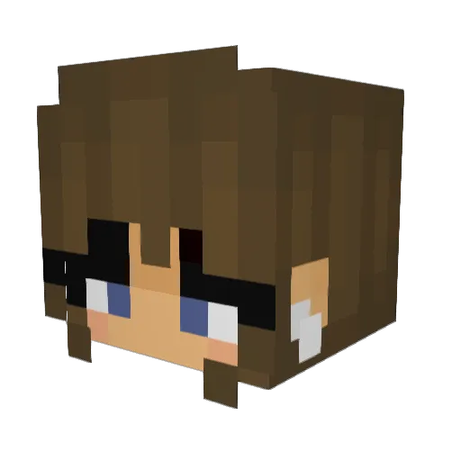 Colonel_Nugget Minecraft avatar head, 3D render