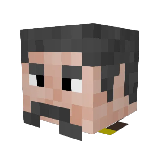 Colonel_Steglitz Minecraft avatar head, 3D render