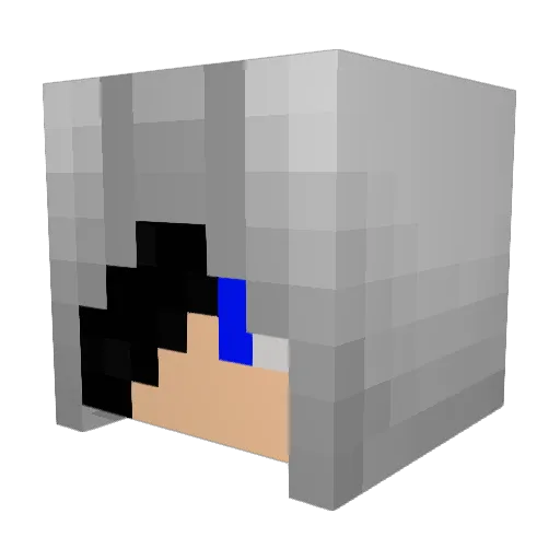 Colonelkill Minecraft avatar head, 3D render