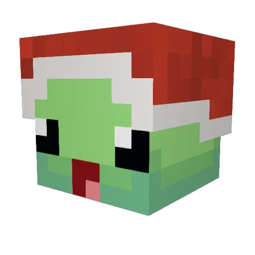 Colonii Minecraft avatar head, 3D render