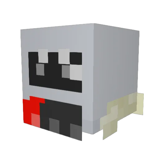 Color5646 Minecraft avatar head, 3D render