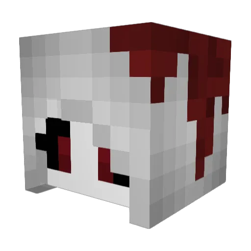 ColorSlider Minecraft avatar head, 3D render