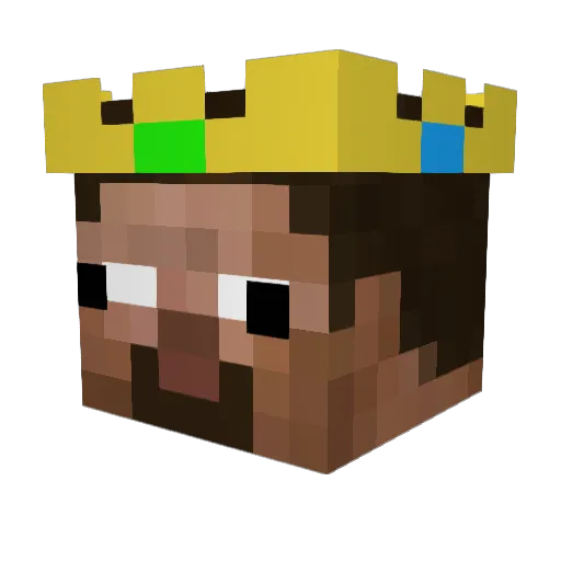ColoradoDragon4 Minecraft avatar head, 3D render