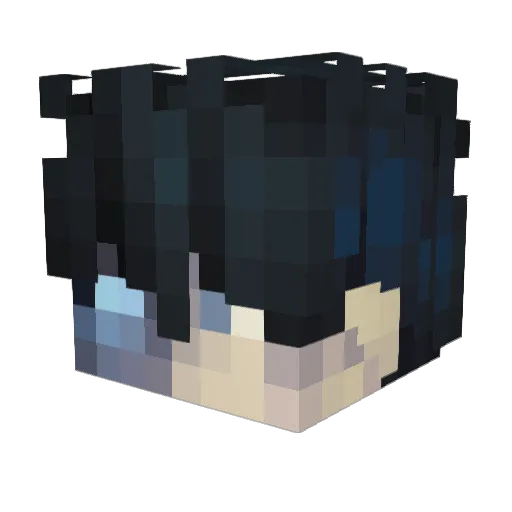 ColoringFun Minecraft avatar head, 3D render
