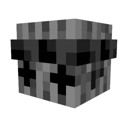 Colosseumm Minecraft avatar head, 3D render