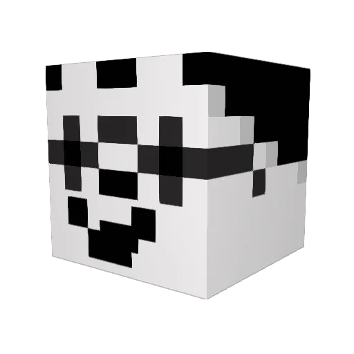 Colov Minecraft avatar head, 3D render