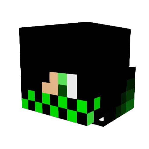 ColterTheVamp Minecraft avatar head, 3D render