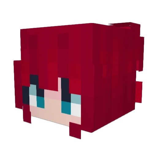 Colto_22 Minecraft avatar head, 3D render
