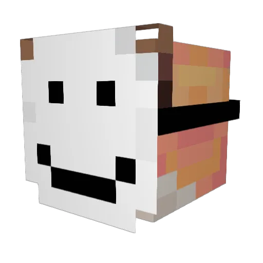 Colton2011 Minecraft avatar head, 3D render