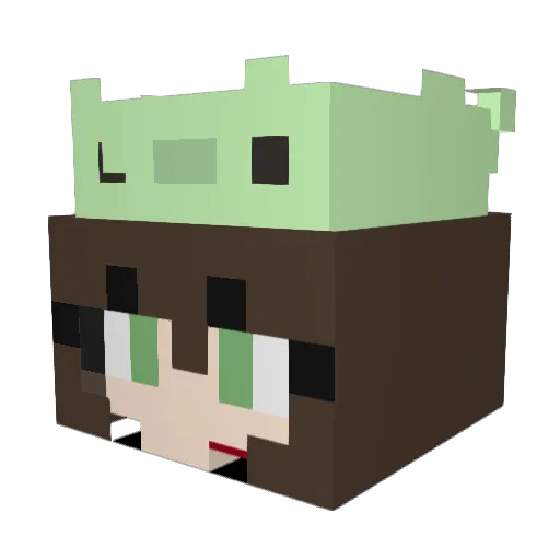 ColuiCheEscogita Minecraft avatar head, 3D render