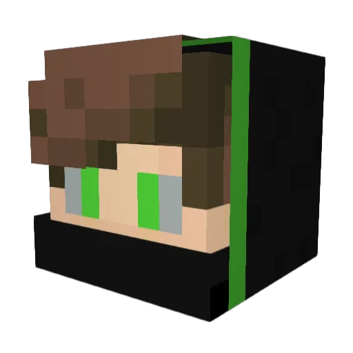 ColuiCheOsservaI Minecraft avatar head, 3D render