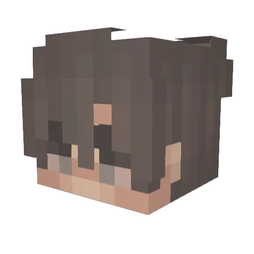 Coluichenonsees Minecraft avatar head, 3D render