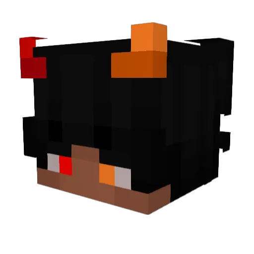 Columbius39 Minecraft avatar head, 3D render