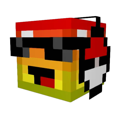 Colvin90 Minecraft avatar head, 3D render