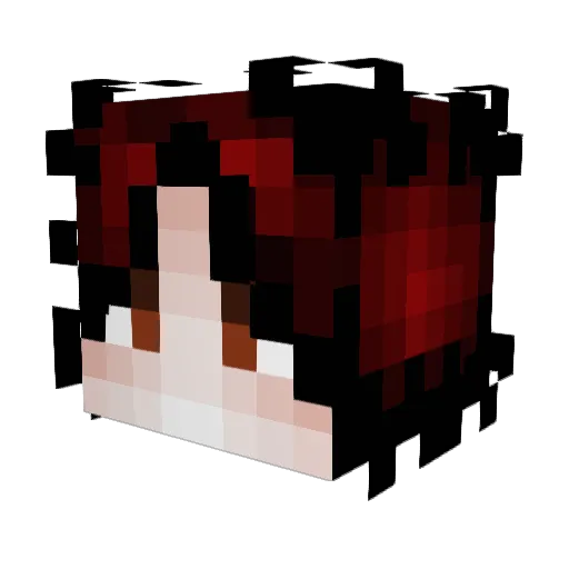 Colynisdead Minecraft avatar head, 3D render