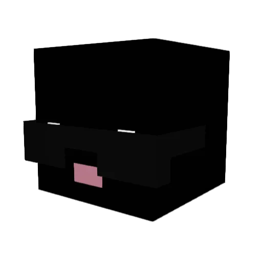 ComReject Minecraft avatar head, 3D render