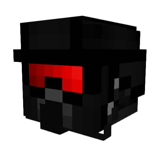 Comai Minecraft avatar head, 3D render