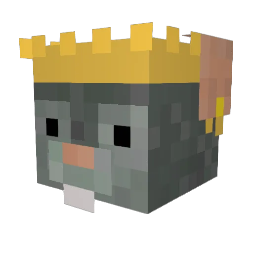 Comand0Caja Minecraft avatar head, 3D render