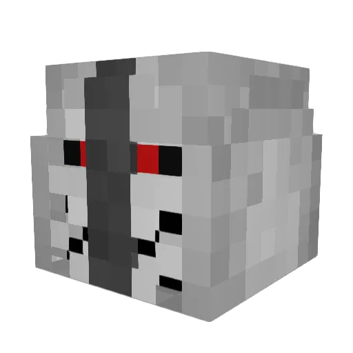 ComandorMarti Minecraft avatar head, 3D render