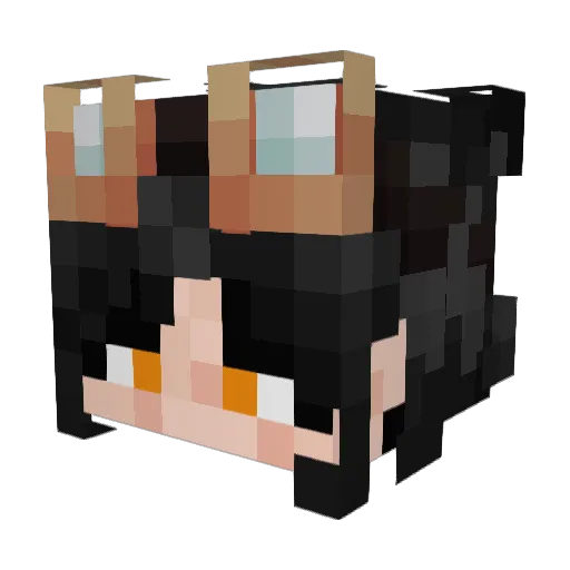 Comatose_Oh_No Minecraft avatar head, 3D render