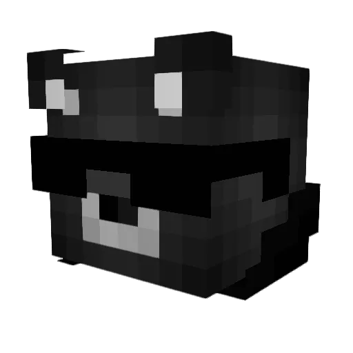 CombatCity Minecraft avatar head, 3D render