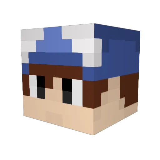 CombatMedic86 Minecraft avatar head, 3D render
