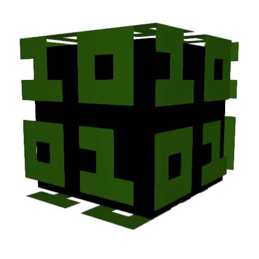 CombatRyZe Minecraft avatar head, 3D render