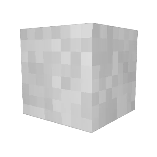 CombatV1 Minecraft avatar head, 3D render