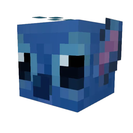 Comblo Minecraft avatar head, 3D render