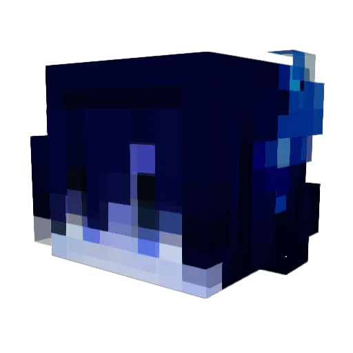 Combo2212 Minecraft avatar head, 3D render