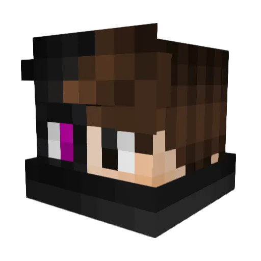 ComboAttqck_ Minecraft avatar head, 3D render