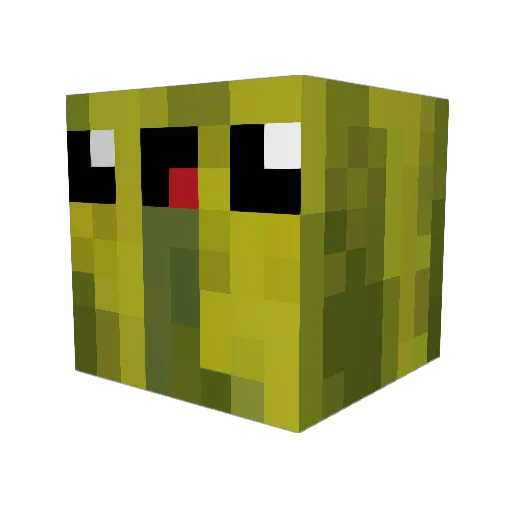 ComboMyWombo Minecraft avatar head, 3D render