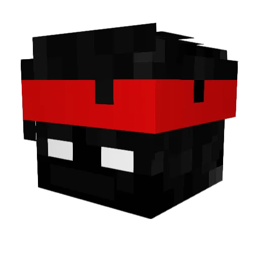 ComboPotato Minecraft avatar head, 3D render