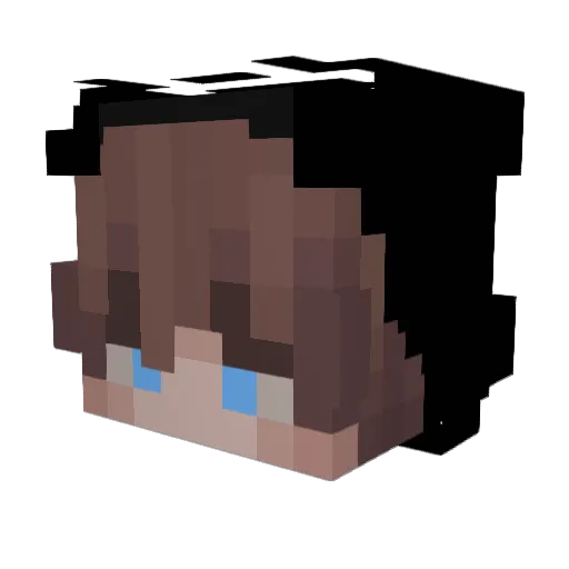 ComboUy Minecraft avatar head, 3D render