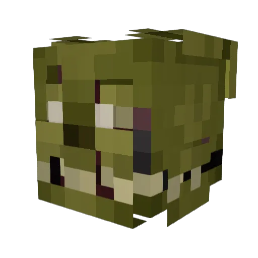 Combt_de_Echobat Minecraft avatar head, 3D render