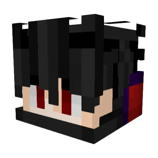 Combustus Minecraft avatar head, 3D render