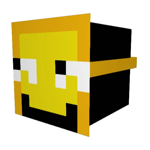 Come_From_Star Minecraft avatar head, 3D render