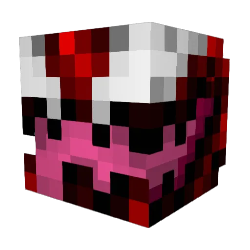 Comeau_00 Minecraft avatar head, 3D render