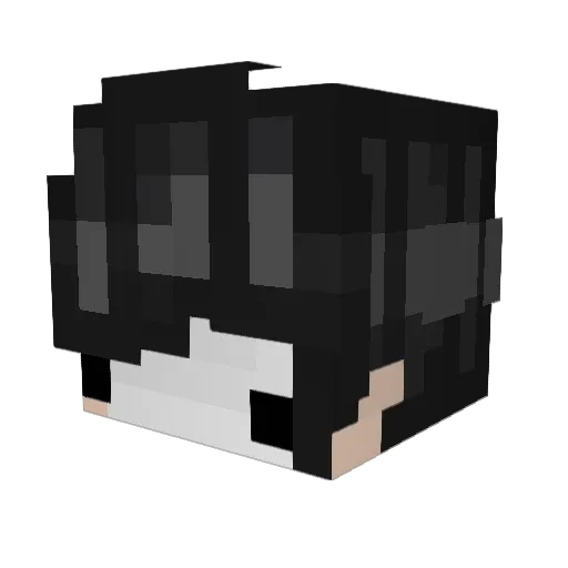 ComedyBusiness Minecraft avatar head, 3D render