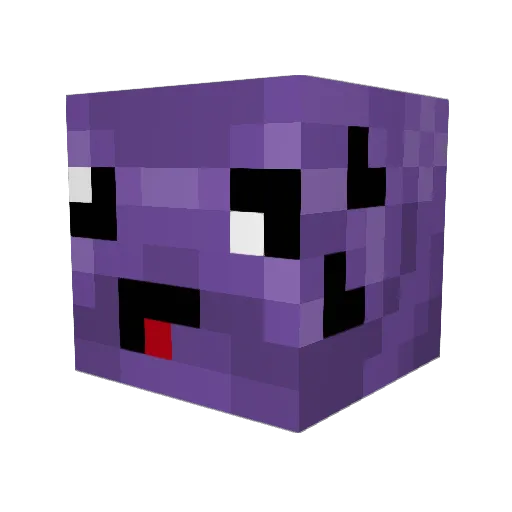 Comet97 Minecraft avatar head, 3D render