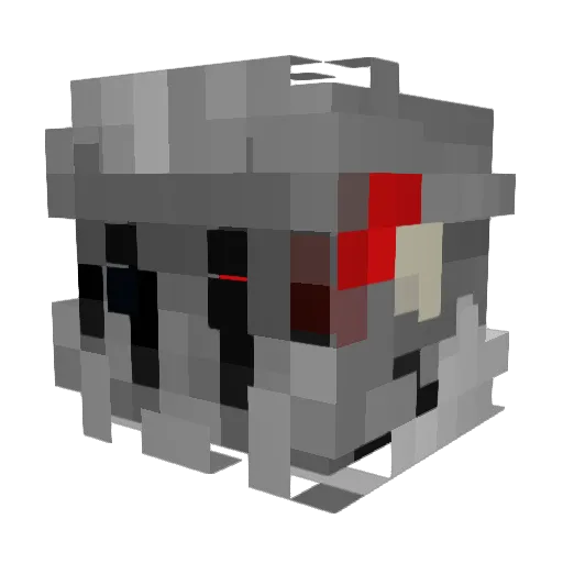 CometRider6 Minecraft avatar head, 3D render