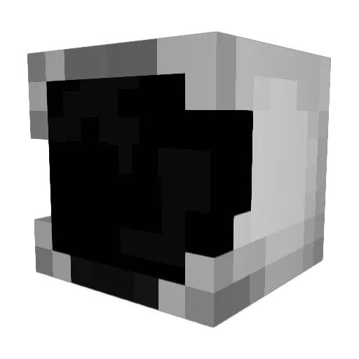 Cometcraft Minecraft avatar head, 3D render