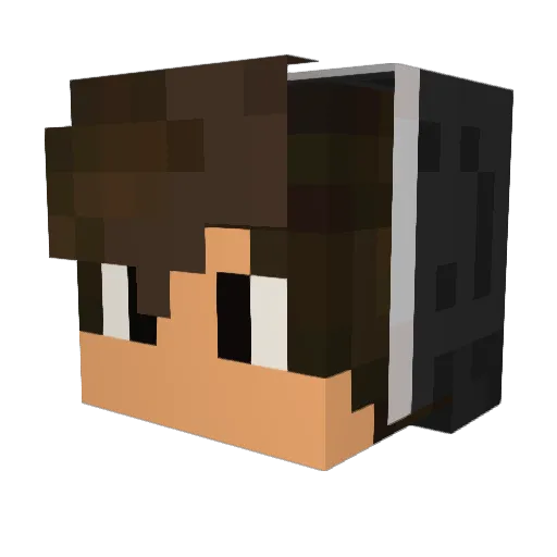 CometenReiter Minecraft avatar head, 3D render