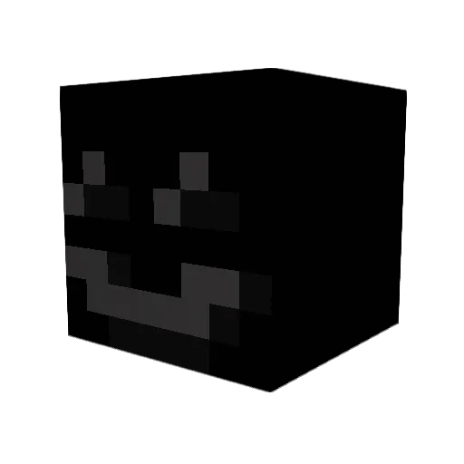 Cometo Minecraft avatar head, 3D render