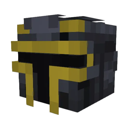 Comic2 Minecraft avatar head, 3D render