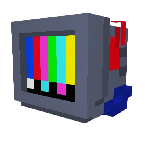 ComicBluu Minecraft avatar head, 3D render