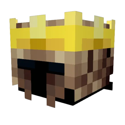 ComicDolphin181 Minecraft avatar head, 3D render