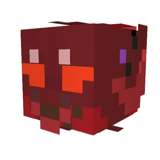 Comic_Tom Minecraft avatar head, 3D render